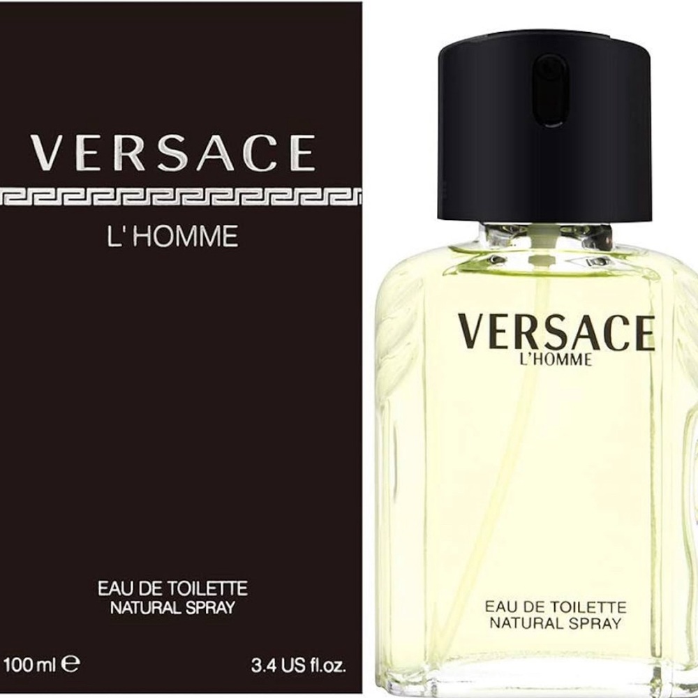 Versace L'homme Eau De Toilette Spray, 3.4 ounces